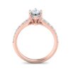 blair - side stone engagement ring with 14k rose gold metal and marquise shape diamond blair - side stone engagement ring with 14k rose gold metal and marquise shape diamond