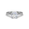 eris - pave engagement ring with platinum metal and round shape diamond eris - pave engagement ring with platinum metal and round shape diamond