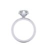 rena - engagement ring with platinum metal and heart shape diamond