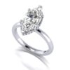 vera - engagement ring with platinum metal and marquise shape diamond vera - engagement ring with platinum metal and marquise shape diamond