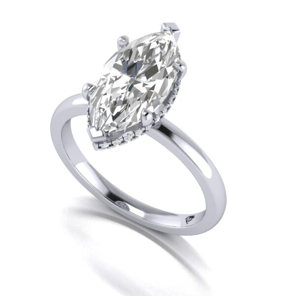 vera - engagement ring with platinum metal and marquise shape diamond vera - engagement ring with platinum metal and marquise shape diamond
