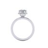 spensa - engagement ring with platinum metal and round shape diamond