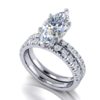 esme - engagement ring with platinum metal and marquise shape diamond