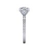 esme - engagement ring with platinum metal and marquise shape diamond