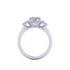 imogen - engagement ring with platinum metal and round shape diamond
