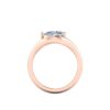 eira - engagement ring with 18k rose gold metal and pear shape diamond eira - engagement ring with 18k rose gold metal and pear shape diamond