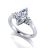 emorie - engagement ring with platinum metal and marquise shape diamond emorie - engagement ring with platinum metal and marquise shape diamond