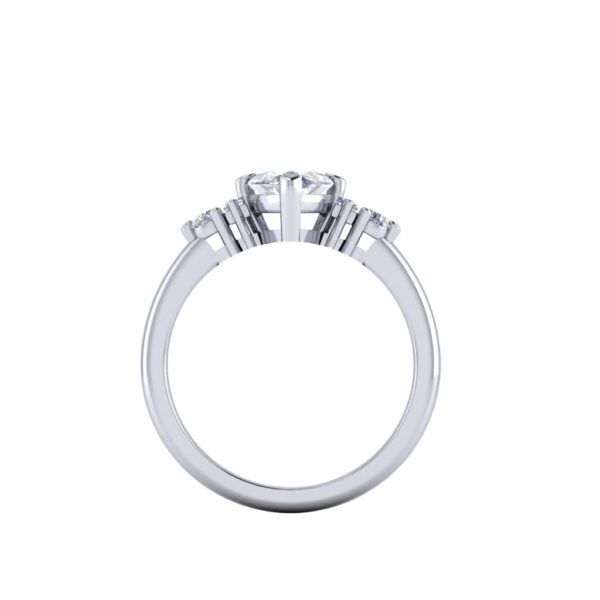emorie - engagement ring with platinum metal and marquise shape diamond emorie - engagement ring with platinum metal and marquise shape diamond