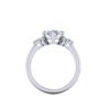 piera - engagement ring with platinum metal and oval shape diamond piera - engagement ring with platinum metal and oval shape diamond