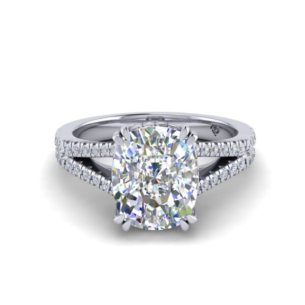 taylah - engagement ring with platinum metal and cushion shape diamond taylah - engagement ring with platinum metal and cushion shape diamond