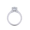 taylah - engagement ring with platinum metal and cushion shape diamond taylah - engagement ring with platinum metal and cushion shape diamond