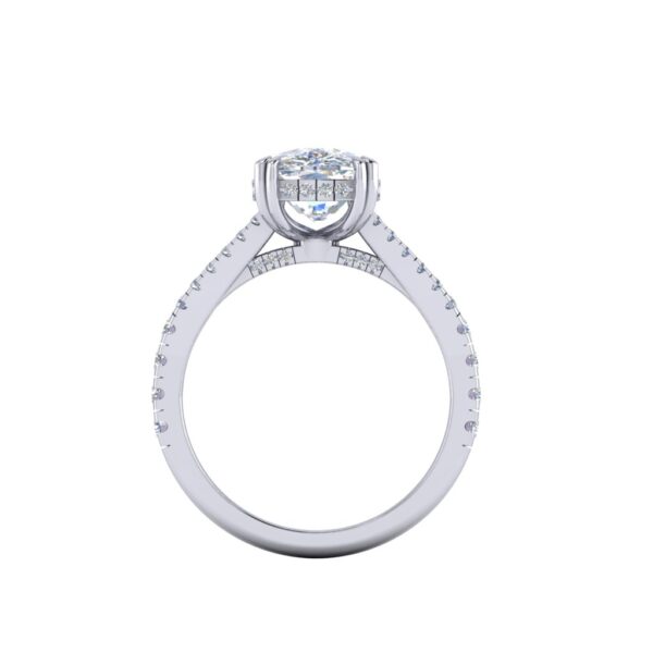 taylah - engagement ring with platinum metal and cushion shape diamond taylah - engagement ring with platinum metal and cushion shape diamond