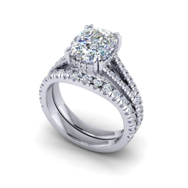 taylah - engagement ring with platinum metal and cushion shape diamond taylah - engagement ring with platinum metal and cushion shape diamond