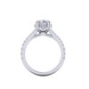 abbey - engagement ring with platinum metal and oval shape diamond abbey - engagement ring with platinum metal and oval shape diamond