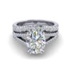 abbey - engagement ring with platinum metal and oval shape diamond abbey - engagement ring with platinum metal and oval shape diamond
