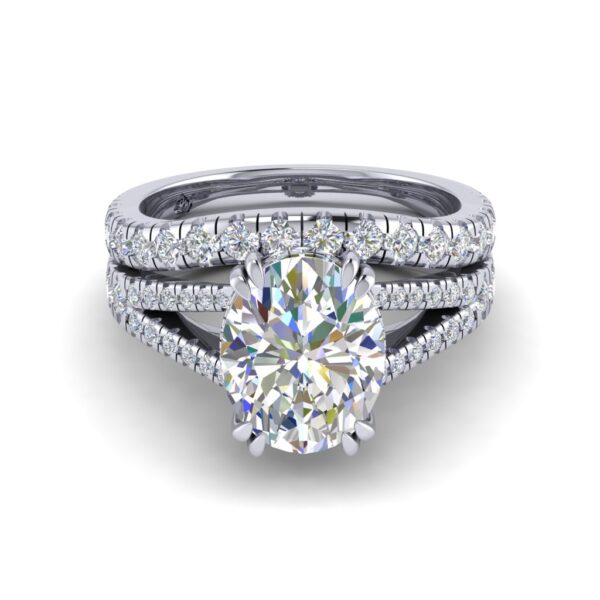 abbey - engagement ring with platinum metal and oval shape diamond abbey - engagement ring with platinum metal and oval shape diamond