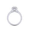 monica - engagement ring with platinum metal and round shape diamond monica - engagement ring with platinum metal and round shape diamond