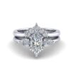carrie - engagement ring with platinum metal and marquise shape diamond carrie - engagement ring with platinum metal and marquise shape diamond