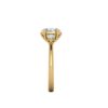tasha - engagement ring with 14k yellow gold metal and oval shape diamond