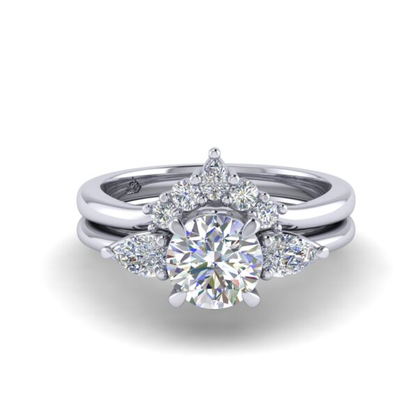 peta - engagement ring with platinum metal and round shape diamond peta - engagement ring with platinum metal and round shape diamond
