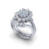 abigail - engagement ring with platinum metal and oval shape diamond abigail - engagement ring with platinum metal and oval shape diamond