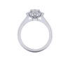 claire - engagement ring with platinum metal and cushion shape diamond claire - engagement ring with platinum metal and cushion shape diamond