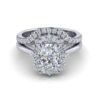 claire - engagement ring with platinum metal and cushion shape diamond claire - engagement ring with platinum metal and cushion shape diamond