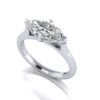 kyra - engagement ring with platinum metal and marquise shape diamond