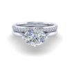 kiara - engagement ring with platinum metal and oval shape diamond kiara - engagement ring with platinum metal and oval shape diamond
