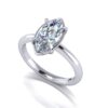 inka - engagement ring with platinum metal and marquise shape diamond inka - engagement ring with platinum metal and marquise shape diamond