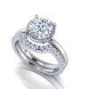 annie - engagement ring with platinum metal and round shape diamond annie - engagement ring with platinum metal and round shape diamond