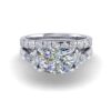 kylie - engagement ring with platinum metal and cushion shape diamond kylie - engagement ring with platinum metal and cushion shape diamond