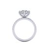 kyden - engagement ring with platinum metal and round shape diamond
