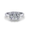 aaliyah - engagement ring with platinum metal and marquise shape diamond aaliyah - engagement ring with platinum metal and marquise shape diamond