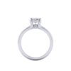 jade - engagement ring with platinum metal and marquise shape diamond