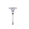 jade - engagement ring with platinum metal and marquise shape diamond
