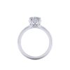sienna - engagement ring with platinum metal and oval shape diamond
