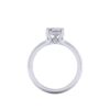 tegan - engagement ring with platinum metal and radiant shape diamond