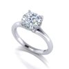 paige - engagement ring with platinum metal and round shape diamond paige - engagement ring with platinum metal and round shape diamond