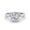 paige - engagement ring with platinum metal and round shape diamond paige - engagement ring with platinum metal and round shape diamond