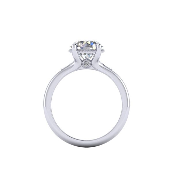 paige - engagement ring with platinum metal and round shape diamond paige - engagement ring with platinum metal and round shape diamond