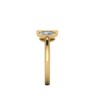 kalani - engagement ring with 14k yellow gold metal and marquise shape diamond