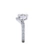 kim - engagement ring with platinum metal and marquise shape diamond