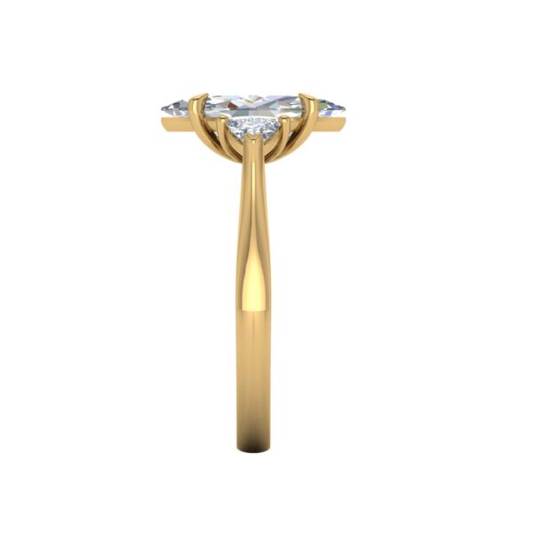 tia - engagement ring with 14k yellow gold metal and marquise shape diamond tia - engagement ring with 14k yellow gold metal and marquise shape diamond