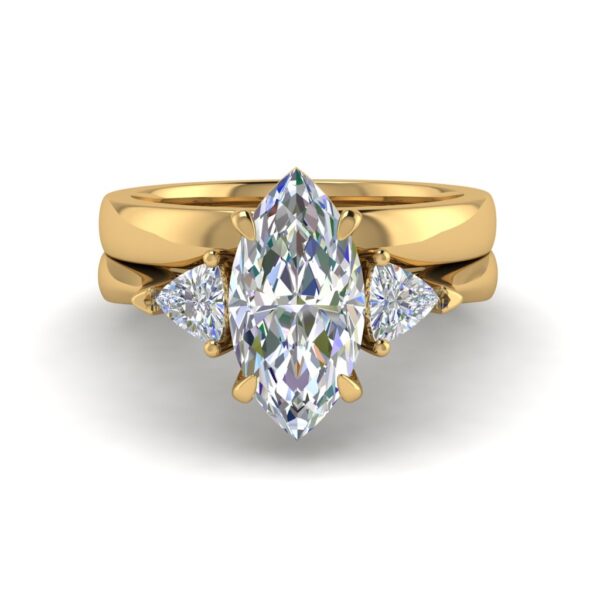 tia - engagement ring with 14k yellow gold metal and marquise shape diamond tia - engagement ring with 14k yellow gold metal and marquise shape diamond