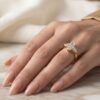 tia - engagement ring with 14k yellow gold metal and marquise shape diamond tia - engagement ring with 14k yellow gold metal and marquise shape diamond